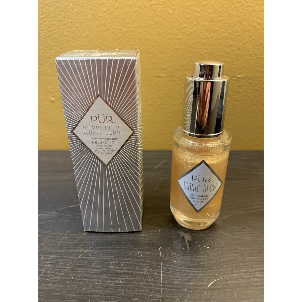 PUR Minerals Iconic Glow Shimmer Dry Oil Face & Body Illuminating 1oz/30ml NIB